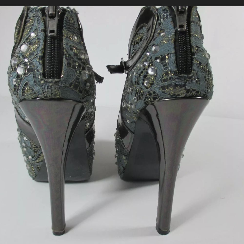 Eva & Zoe Lace Rhinestones Romantic Goth #S5 - Picture 7 of 9